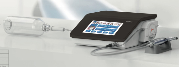 موتور جراحی و ایمپلنت دندانپزشکی Woodpecker Implanter با صفحه نمایش لمسی