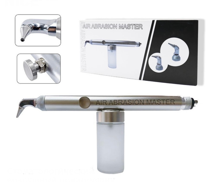 سندبلاستر داخل دهانی با اتصال توربین و مجرای ورودی پودر و آب از داخل