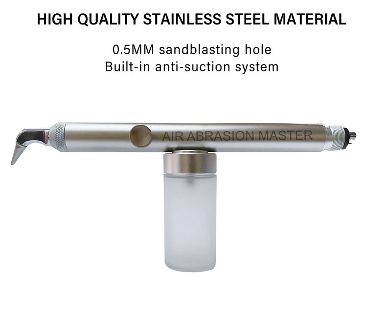 اتصال سریع سندبلاستر داخل دهانی به کوپلر توربین یونیت دندانپزشکی