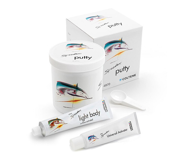 ست قالبگیری دندانپزشکی کلتن اسپیدکس شامل پوتی، لایت بادی و تیوب اکتیواتور