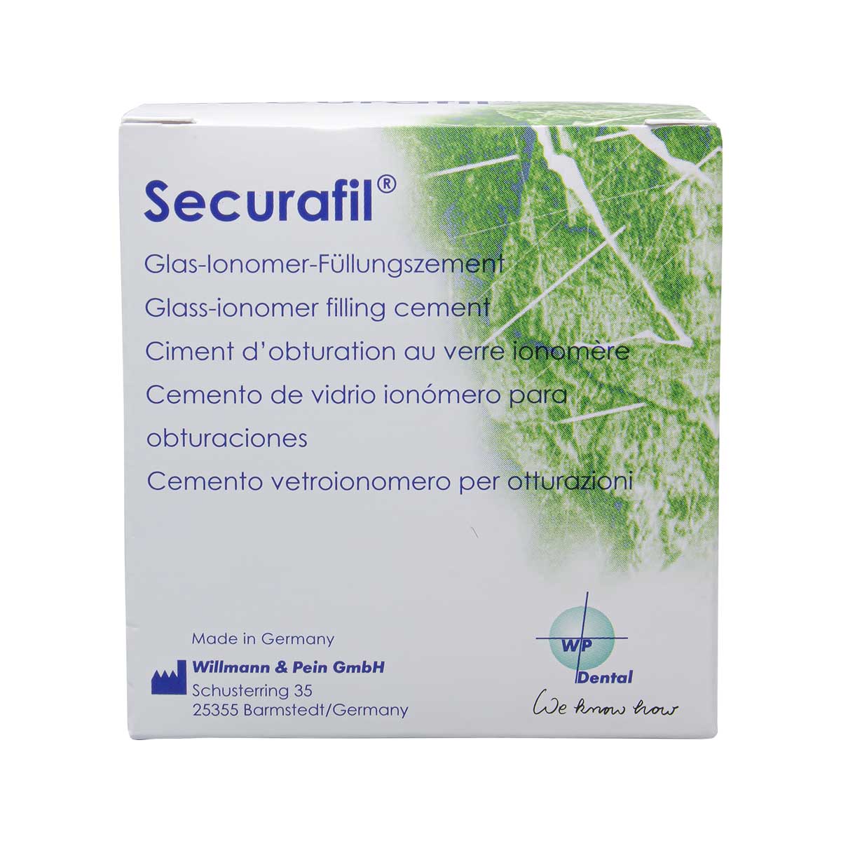 گلاس آینومر ترمیمی نوری WP Dental - Securafil LC، مینی پک گلاس آینومر ترمیمی سلف کیور WP Dental