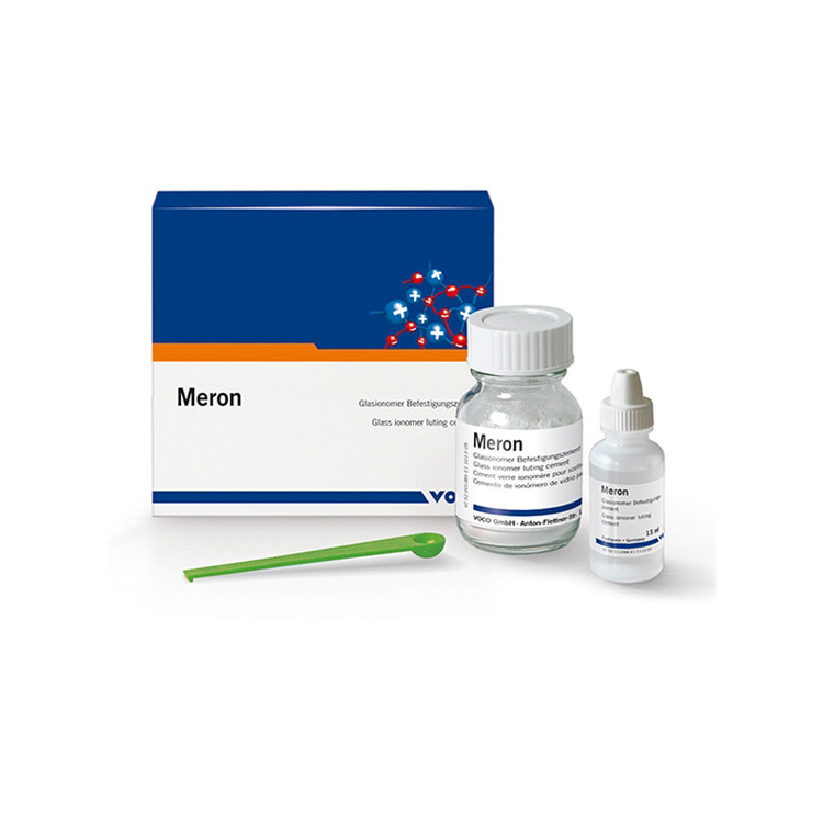 بسته سمان گلاس آینومر مرون وکو (Voco Meron) به صورت پودر و مایع