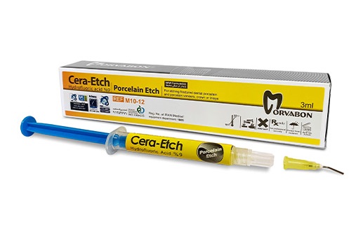 اسید اچ پرسلن مروابن Cera Etch Porcelain HF 9%، اسید اچ پرسلن HF Acid 9% مروابن