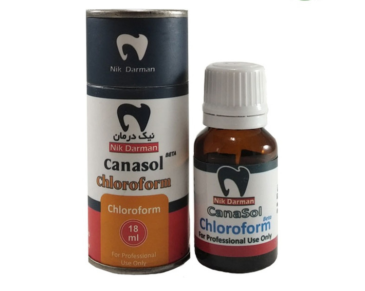 ظرف کوچک و قابل کنترل حاوی کلروفرم کاناسول (Canasol Chloroform) نیکدرمان