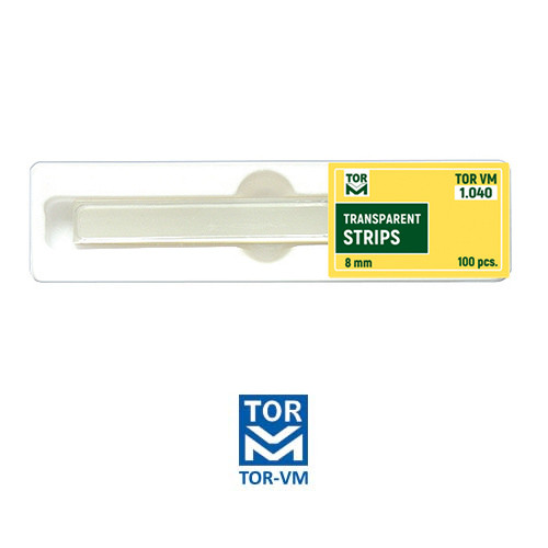 نوار شفاف TORVM در حال استفاده به عنوان ماتریکس در ترمیم کامپوزیت کلاس III دندان قدامی