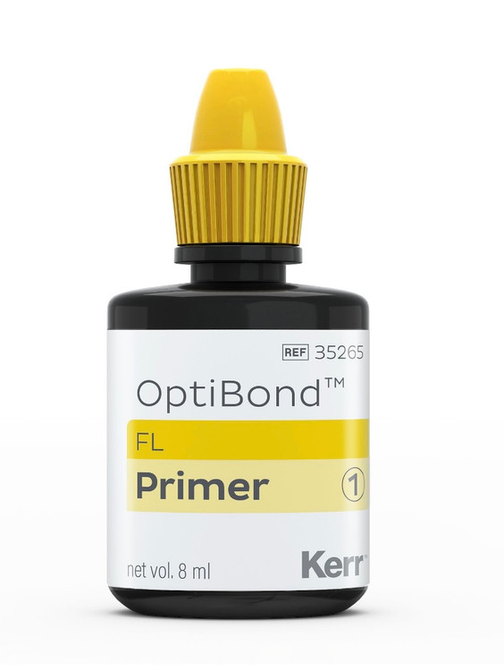 نمای میکروسکوپی از لایه هیبرید ضخیم و پرفیلر ایجاد شده توسط OptiBond FL با 48% فیلر