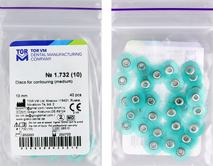 ماندریل دیسک پرداخت TOR VM متصل به آنگل سرعت پایین دندانپزشکی