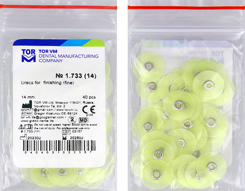 ترمیم کامپوزیت در دندان قدامی قبل و بعد از پالیش با دیسکهای TOR VM