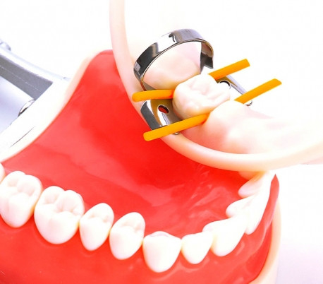 نوار فیکسکننده رابردم در حال تثبیت شیت رابردم بدون استفاده از کلمپ