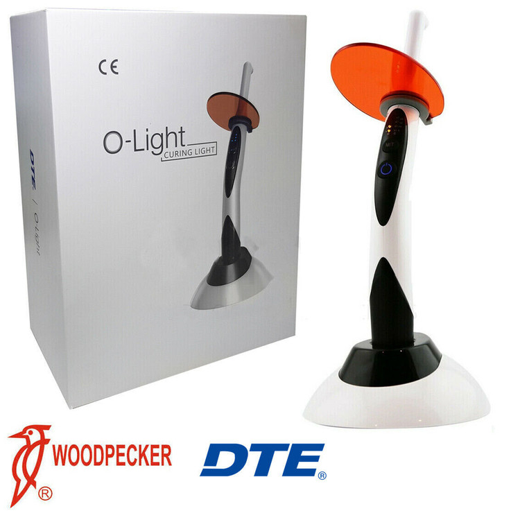 دستگاه لایت کیور Woodpecker مدل Olight II با هد پروب فلزی.