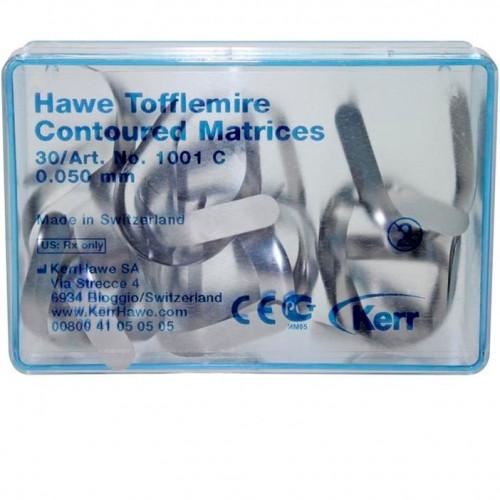 نوار ماتریکس کانتور کر هاوه (Kerr Hawe) مدل 1001C و 1101C برای ترمیم کلاس II.