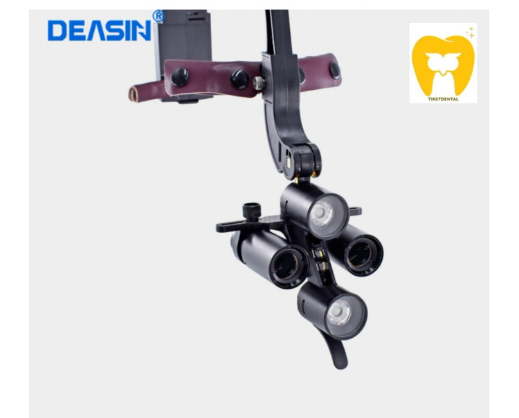 لوپ کلاهی دندانپزشکی به دلیل توزیع وزن، مناسب برای ساعتها کار مداوم با بزرگنمایی بالا.