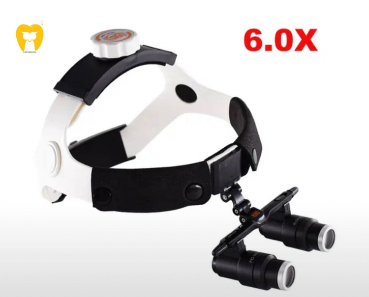 مقایسه تصویری: دندان با چشم غیرمسلح در مقابل دندان با بزرگنمایی 4X لوپ.