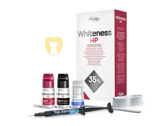 کیت بلیچینگ شیمیایی مطبی سه بیماره اف جی ام