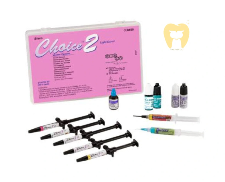 کیت سمان Choice 2 و باندینگ All-Bond 3 بیسکو | سیستم باندینگ چهارم نسل برای سمانگذاری ونیر