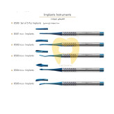 ست ۵ عددی قلم ایمپلنت- فتاح طب PDL | لوکساتورهای کشیدن بدون تروما و حفظ استخوان آلوئولار