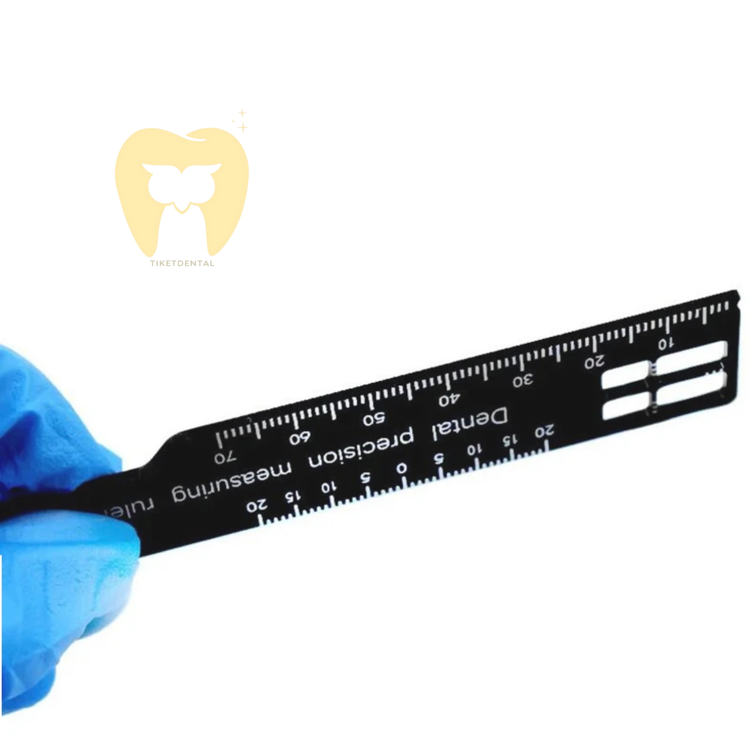 گیج اندازهگیری (Wax Caliper) دندانپزشکی از جنس استیل ضدزنگ.
