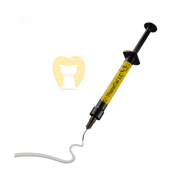 دایکال رزینی و محافظ پالپ Bisco TheraCal LC در سرنگ برای کاربرد مستقیم