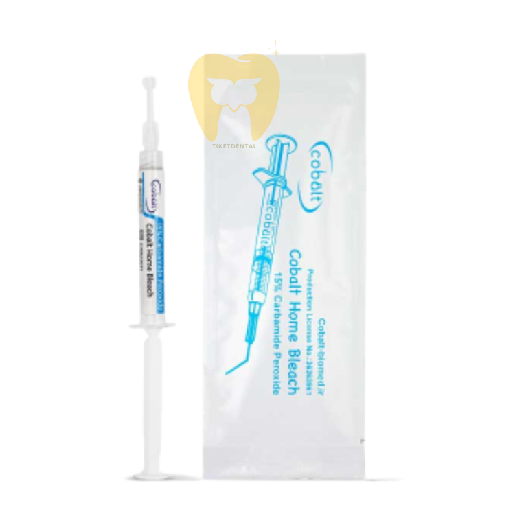 خرید و قیمت ژل هوم بلیچینگ کبالت | بلیچینگ خانگی 15% دو سرنگی، بلیچینگ خانگی کبالت Cobalt Home Bleach 15%، بلیچینگ 15% هوم کبالت Cobalt Home Bleach