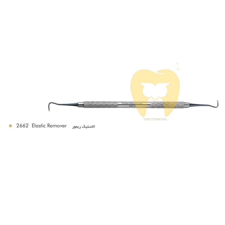 الاستیک ریموور فتاح طب | ابزار ارتودنسی هوک دار برای برداشتن کش لیگاتور و سپریتور