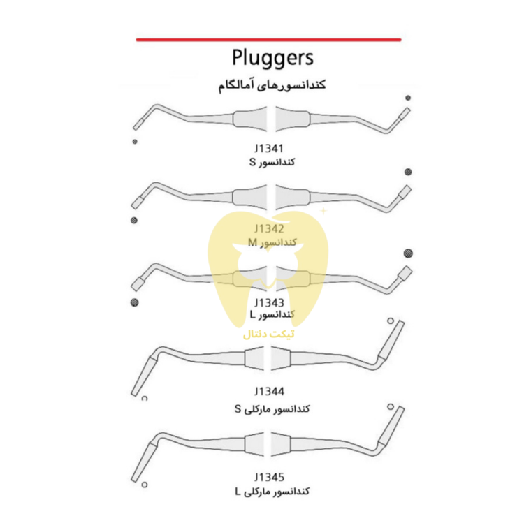 کندانسور آمالگام (پلاگر) برند هنکل با سرهای کاری صاف و محکم.