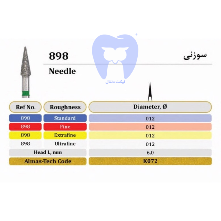 فرز سوزنی دور زرد 898