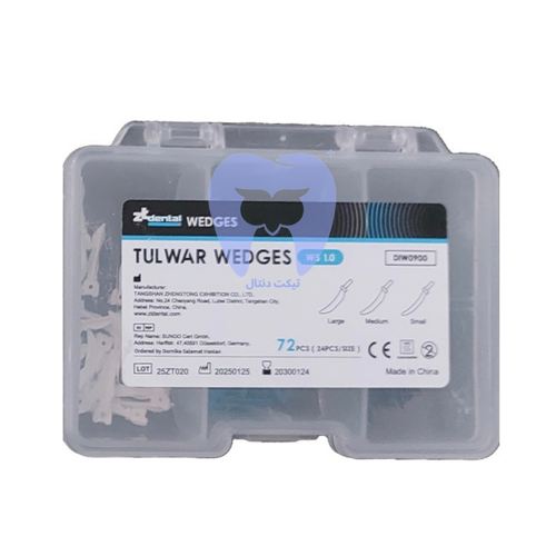 وج-تولوار-Tulwar-Wedge-پلی-کربنات-زدتی-دنتال-برای-ایزولاسیون-و-فیکس-ماتریس
