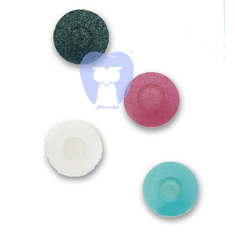 دیسک-کامپوزیت-پالیش-تک-رنگ-Zt-Dental-متصل-به-ماندرل-برای-سطوح-لبیال