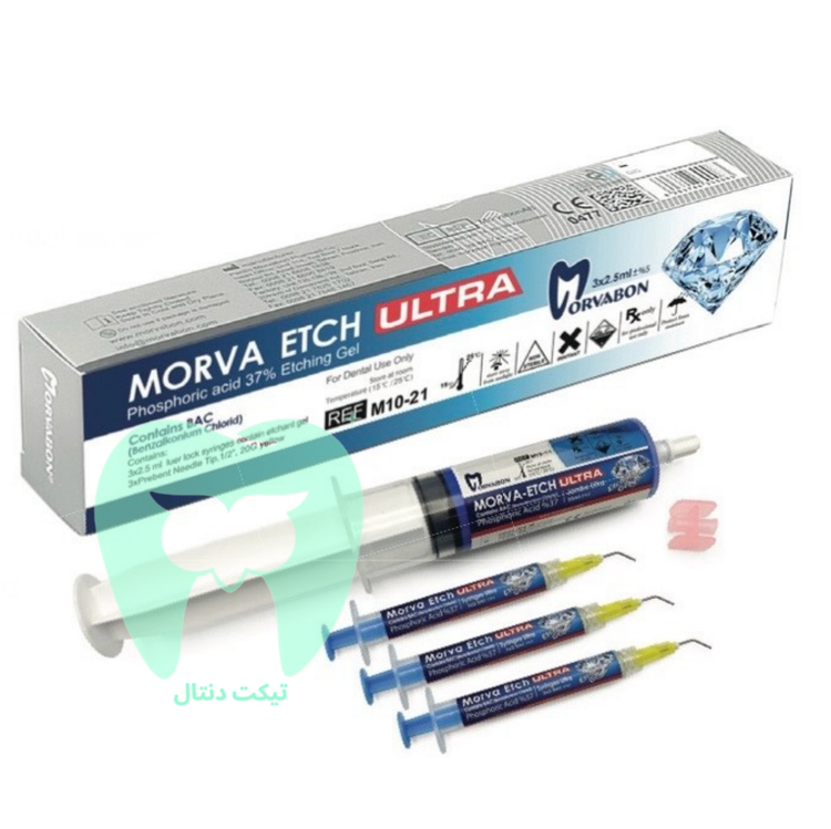 سرنگ جامبو ۵۰ میلیلیتری ژل اسید فسفریک Ultra Etch مروابن.