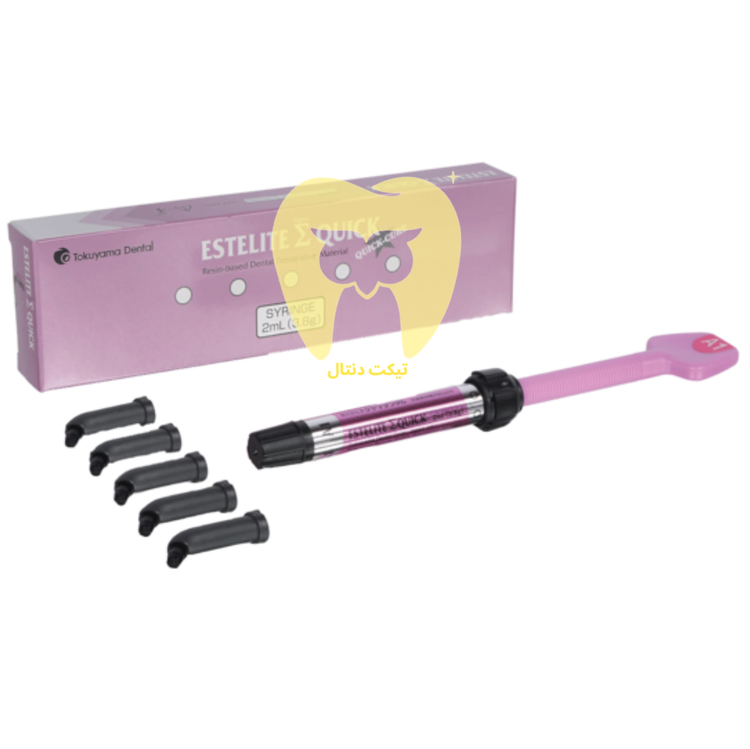 دندان قدامی پس از پولیش نهایی با کامپوزیت توکویاما، که بازتاب آینهای نور و حفظ طولانیمدت براقیت را نمایش میدهد.