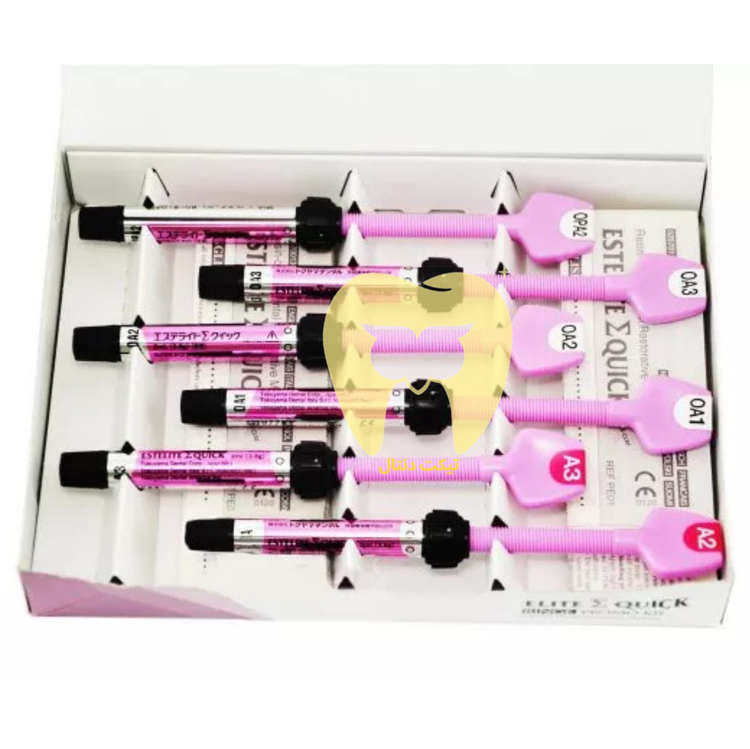 تصویر شماتیک نشاندهنده ذرات فیلر کروی (Spherical Filler) توکویاما که باعث پراکندگی نور عالی و درخشش طبیعی در ترمیم میشود.