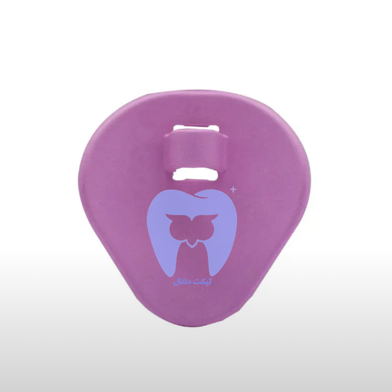 تصویر شماتیک دهان که نشان‌دهنده کنترل کامل رطوبت و بزاق در ناحیه درمان به کمک نگهدارنده ساکشن است.