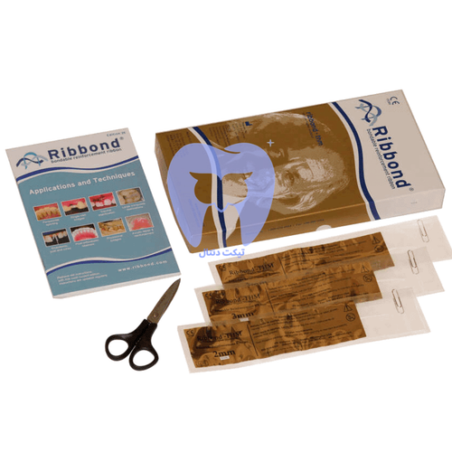 بستهبندی Ribbond THM Thin Highly Moldable آمریکا، شامل سه سایز ۲، ۳ و ۴ میلیمتری.