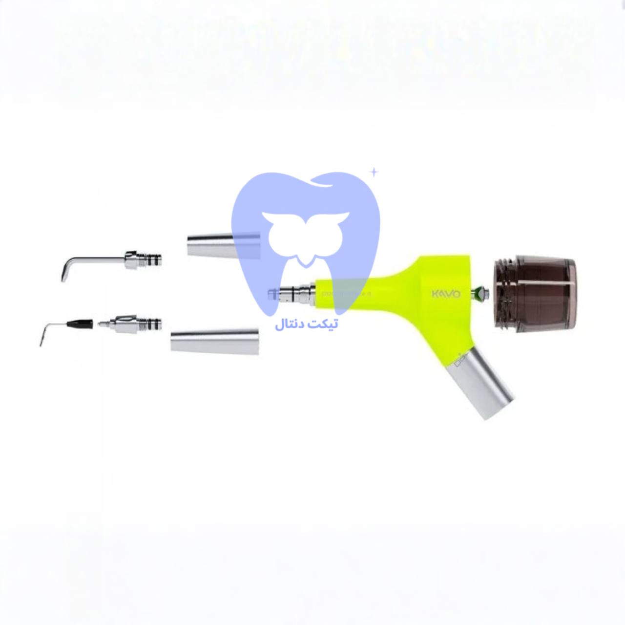 قابلیت چرخش 360 درجه کانولا روی یونیت دندانپزشکی.