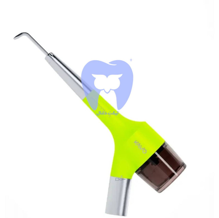 تصویر دسته بلند هندپیس که برای تنظیم طول ابزار در کنار دسته کوتاه قرار گرفته است.