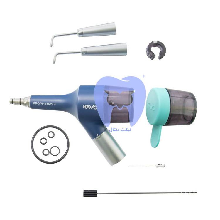 تصویر دسته بلند هندپیس که برای تنظیم طول ابزار در کنار دسته کوتاه قرار گرفته است.