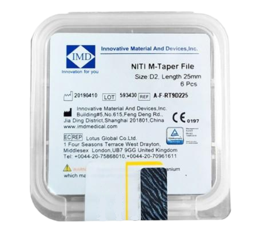 فایل روتاری طلایی طول 31 میل IMD M-Taper