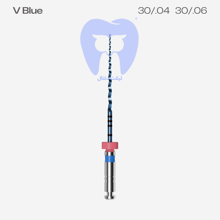 استحکام پیچشی فوقالعاده فایل روتاری وی بلو (V Blue Torque Strength)
